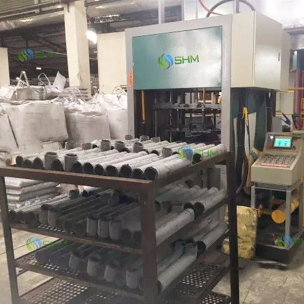 Máquina automática de fundición de tubos de papel con chorro para fundición con equipo de prensa en caliente