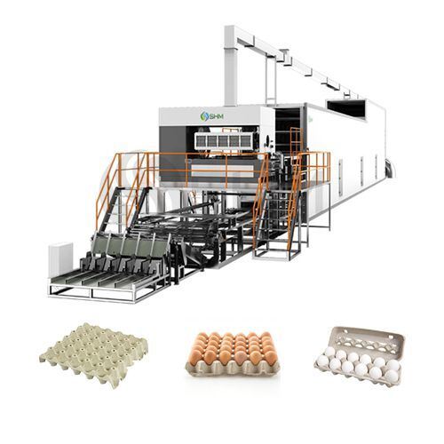 High Speed Automatic Egg Tray Making Machine (5000 pcs/hour) — Paper Pulp Production Line