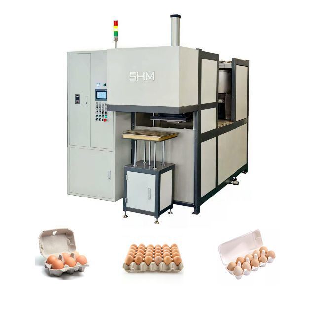 Máquina de moldeado de papel de laboratorio para moldear pasta de papel / Máquina de bandeja de huevo de pequeña capacidad / Máquina de moldeado de muestra de laboratorio